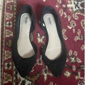 Mossimo Black Dazzled Flats Size 8